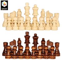 ✅ NEU Budget Holz Schachspiel Figuren