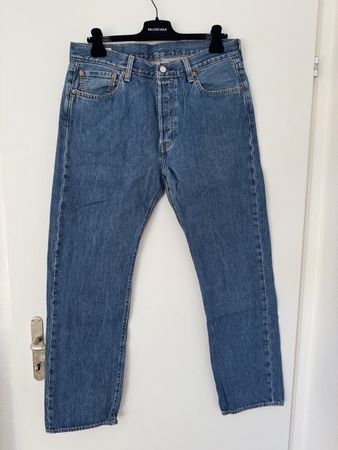 Levi's 501 Jeans Herren Classic Blau W34 L32 Oryginal