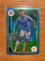 Topps Chrome Merlin Diego Gonzalez Rc Lazio Aqua