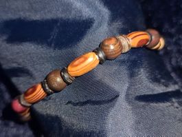 Unisex Armband aus Sandelholz und Holzkern, 4XL Big Size