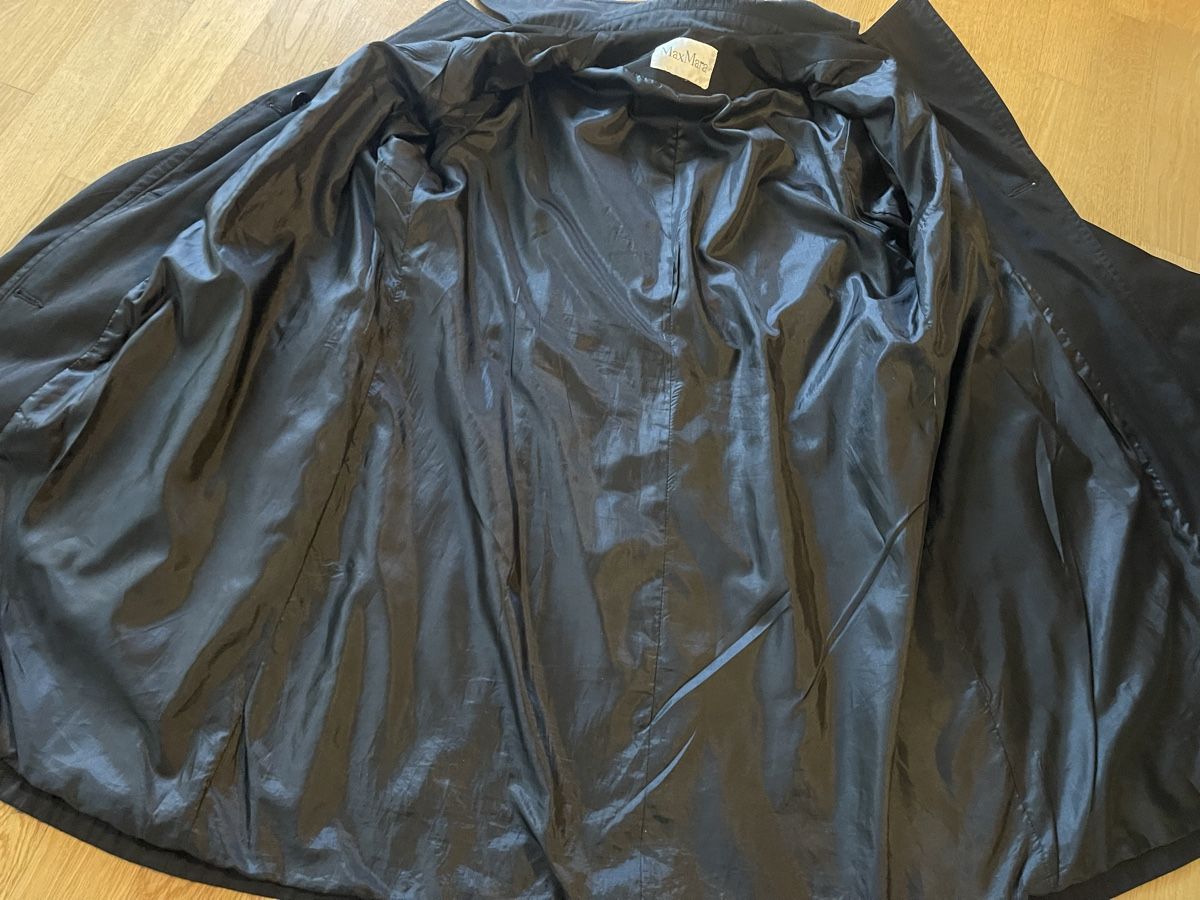 Max Mara Cappotti: Trenchcoat MaxMara - Schwarzer Trenchcoat - Grösse 40 – Usato da Rüschlikon venduto da leo_mwz2 5