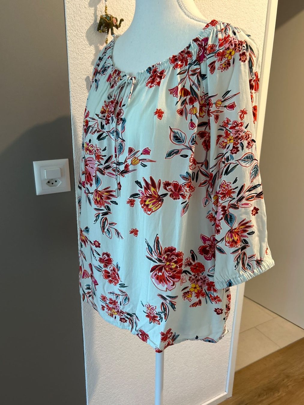 Camicette: Blusenshirt mint mit Muster von Street One Gr. 38 – Usato da Brunnen venduto da Nala2929 4