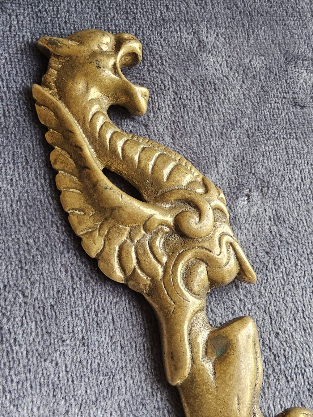 Sonstiger Bürobedarf: Antiker Messing Brieföffner Letter opener China – Gebraucht aus Zürich von sanwit 8