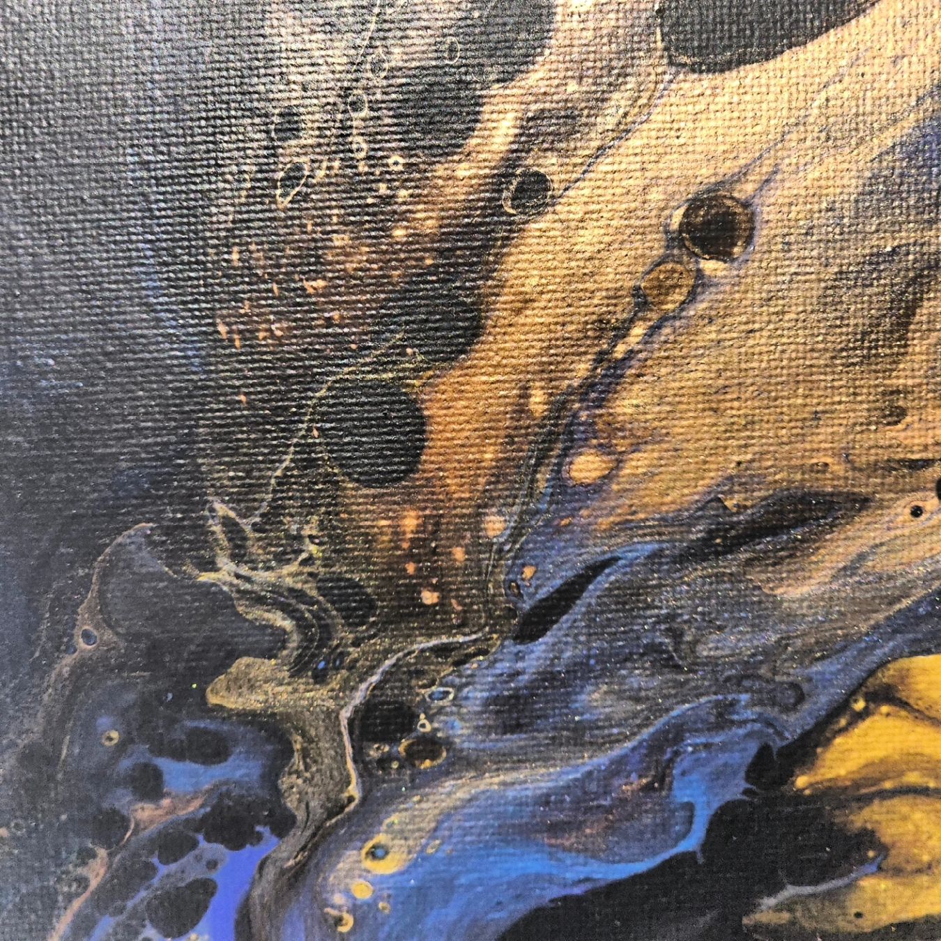 Gemälde: Abstraktes Bild von mir gemalt 60x40 – Neu und originalverpackt aus Zürich von Melossoap 5
