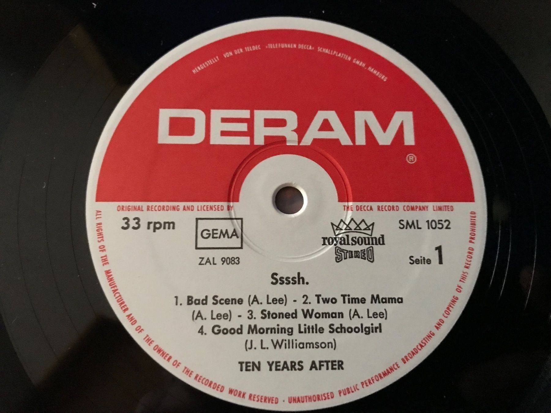 Schallplatten: Ten Years After - Ssssh. – Gebraucht aus Aesch BL von BlueMusicRecords 3
