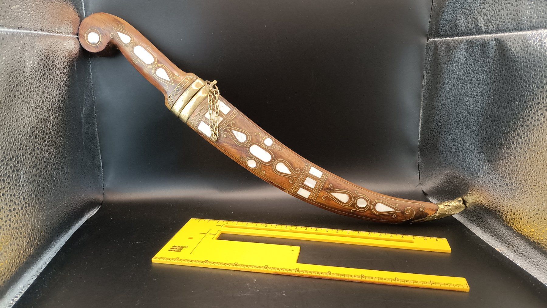 Posate: poignard Ottoman nacre et bois – Usato da Pampigny venduto da Calypso06 1