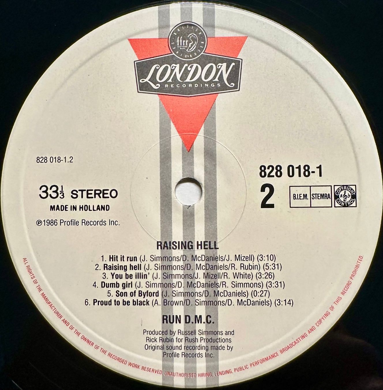 Dischi in vinile: Run-DMC - Raising Hell // LP: NM; Sleeve: NM – Usato da Zürich venduto da saltbee 3