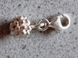 Silber Kugel Anhänger