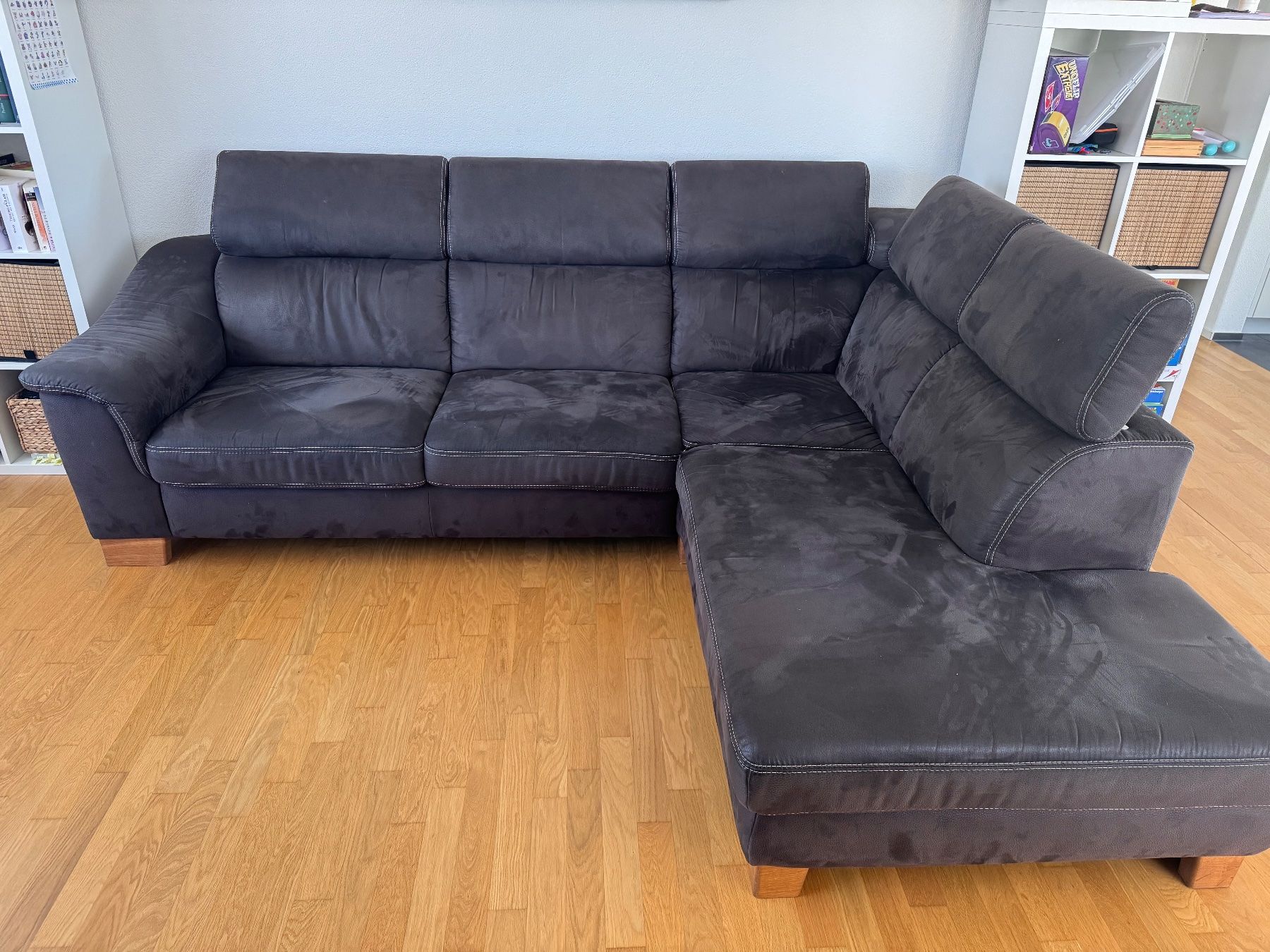 Divani: Gemütliches Ecksofa mit Hocker braun – Usato da Hunzenschwil venduto da mar_t6ft 1