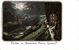 Escher im Mondschein, Canton Appenzell