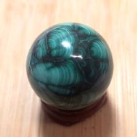 Top Malachit Kugel B 28mm 41g
