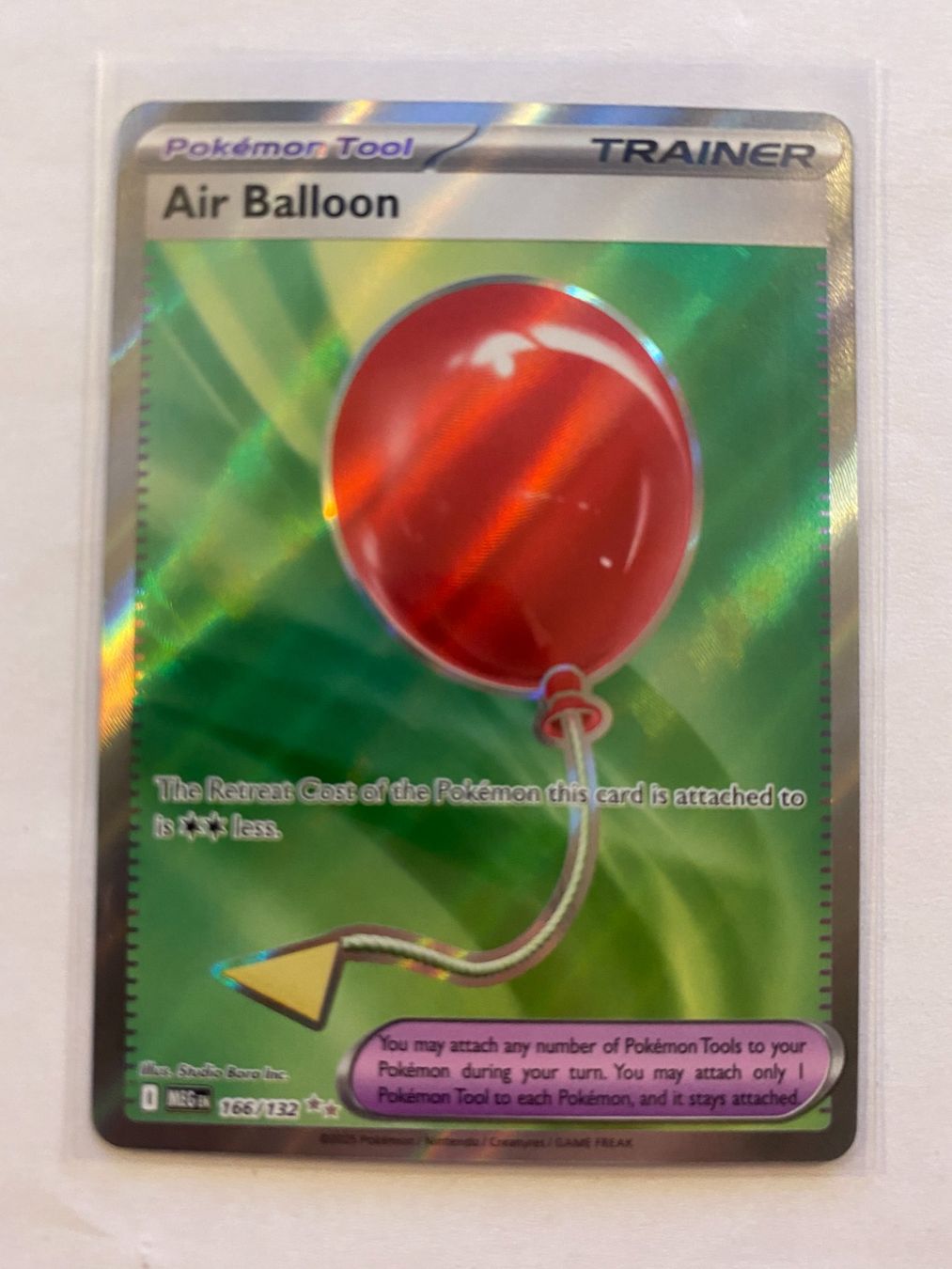 Pokémon Sammelbilder & Trading cards: Pokemon Air Balloon 166/132 Mega Evolution EN – Neu (gemäss Beschreibung) aus Weingarten-Kalthäusern von McGmavlo