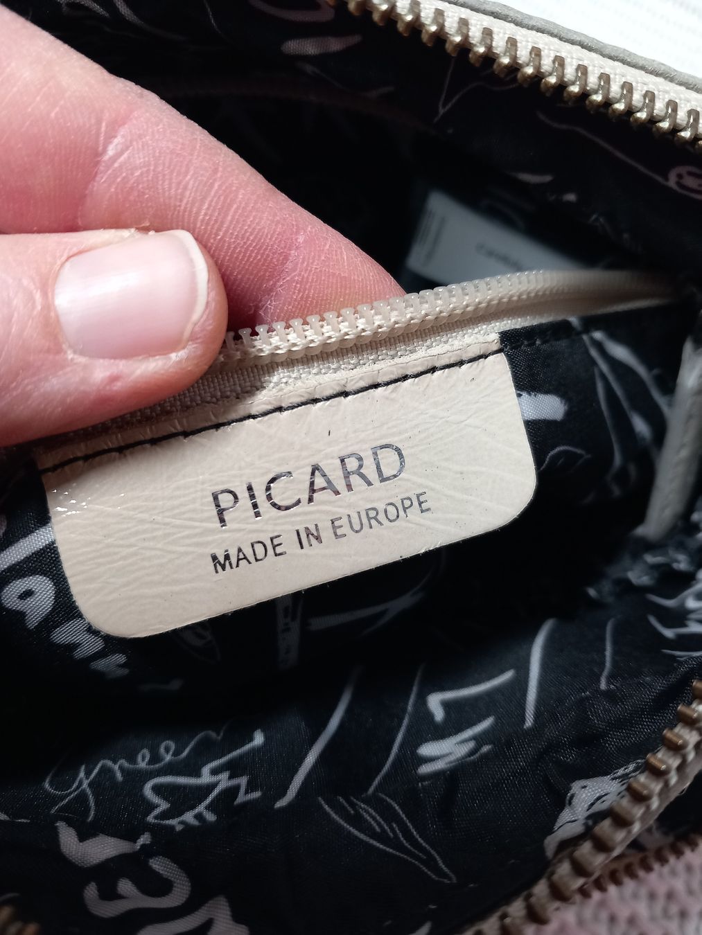 Picard Borse da donna: Picard Leder-Umhängetasche beige – Usato da Merligen venduto da muss_haben 5