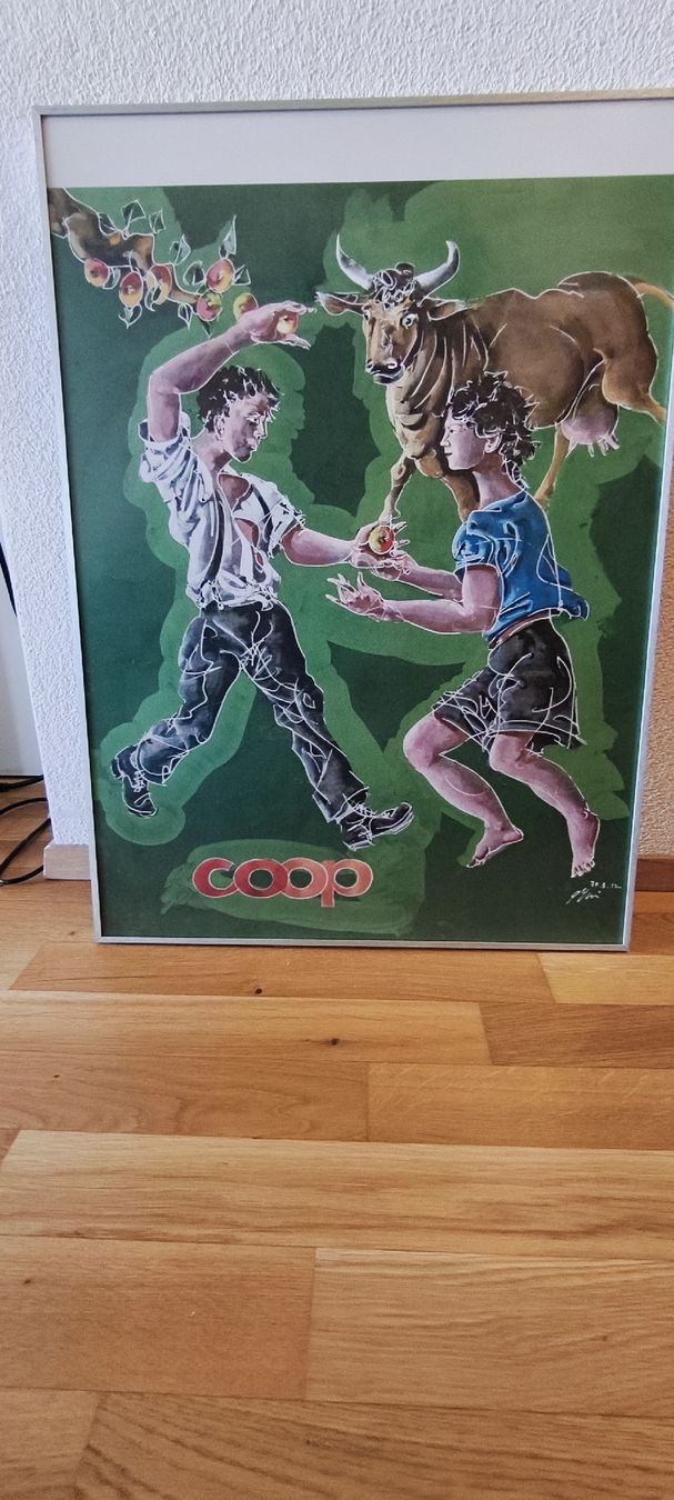 Foto & Immagini: Kunstdruck von Hans Erni – Usato da Birrwil venduto da Daniel16.04.60 1
