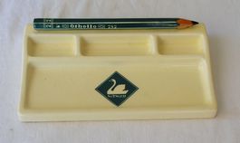 Schwan Othello Stiftablage Stifthalter Keramik 50/60er