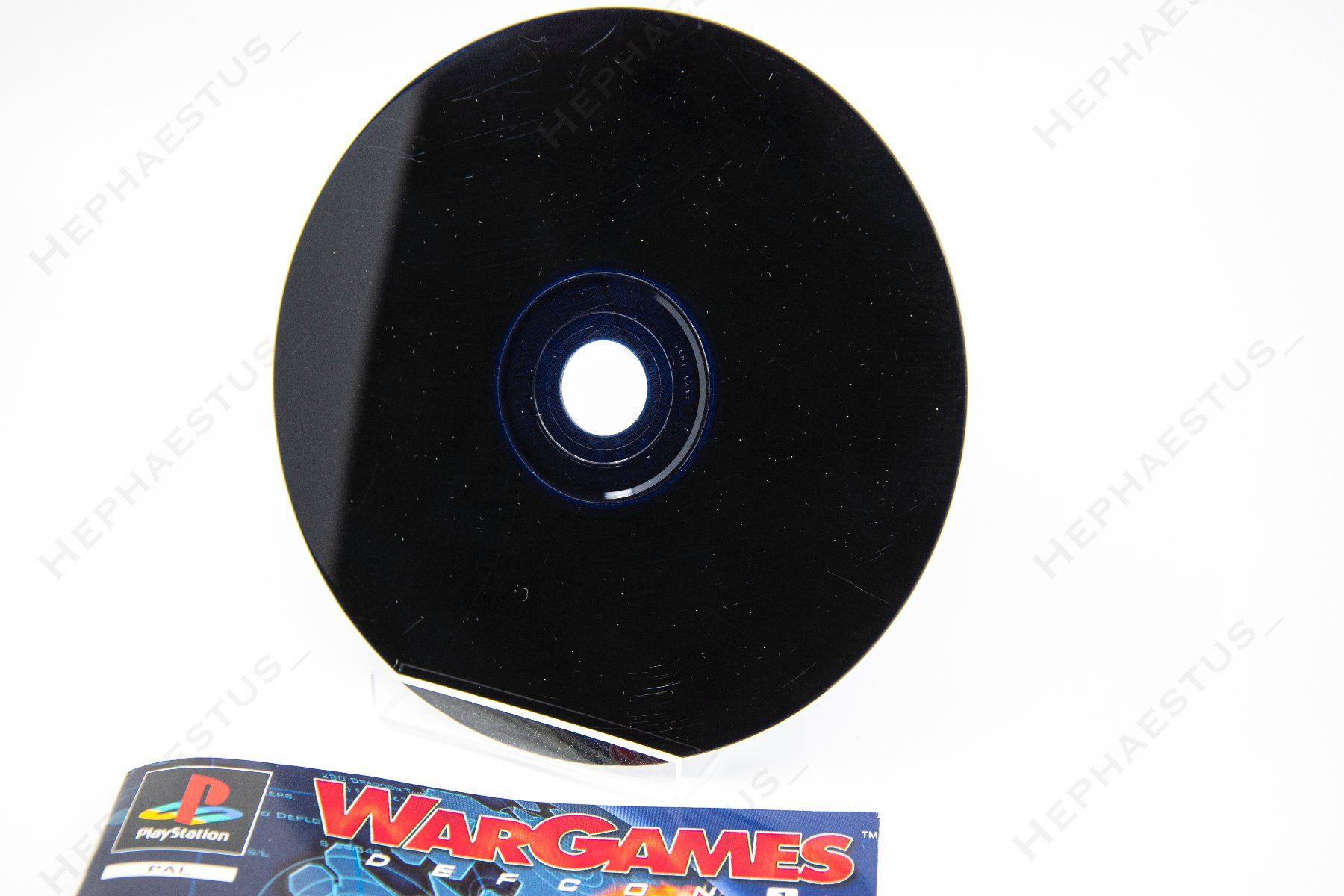 Wargames Defcon 1 Sur PS1 - Étiquette Noire Rare - Stratégie Sony - Boîtier Avant Manquant