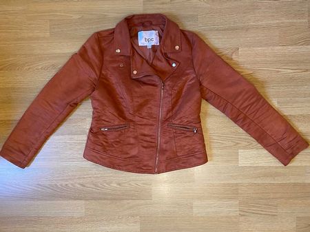 Wildlederjackevon Bcp in Gr. M 38 in rostrot, dunkles orange