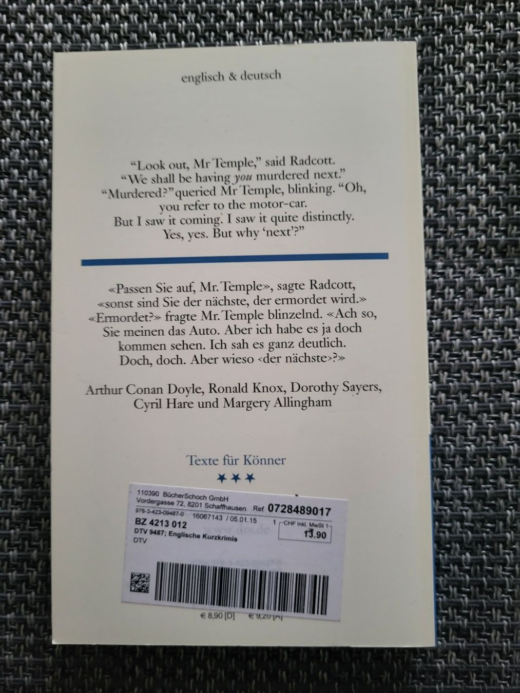 Libri: Englische Kurzkrimis – Usato da Sevelen venduto da Cleo82 1