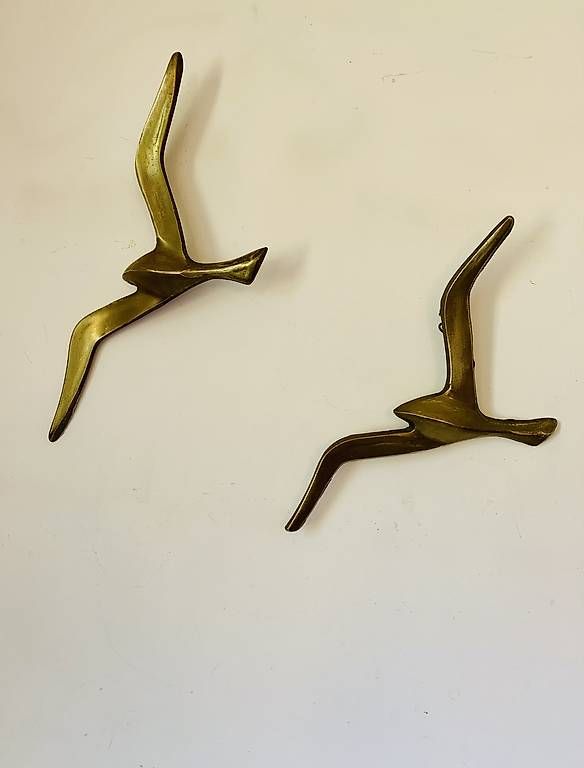Statuette: Oiseaux vintage en laiton – Usato da Montreux venduto da Barber_Swiss_Vintage