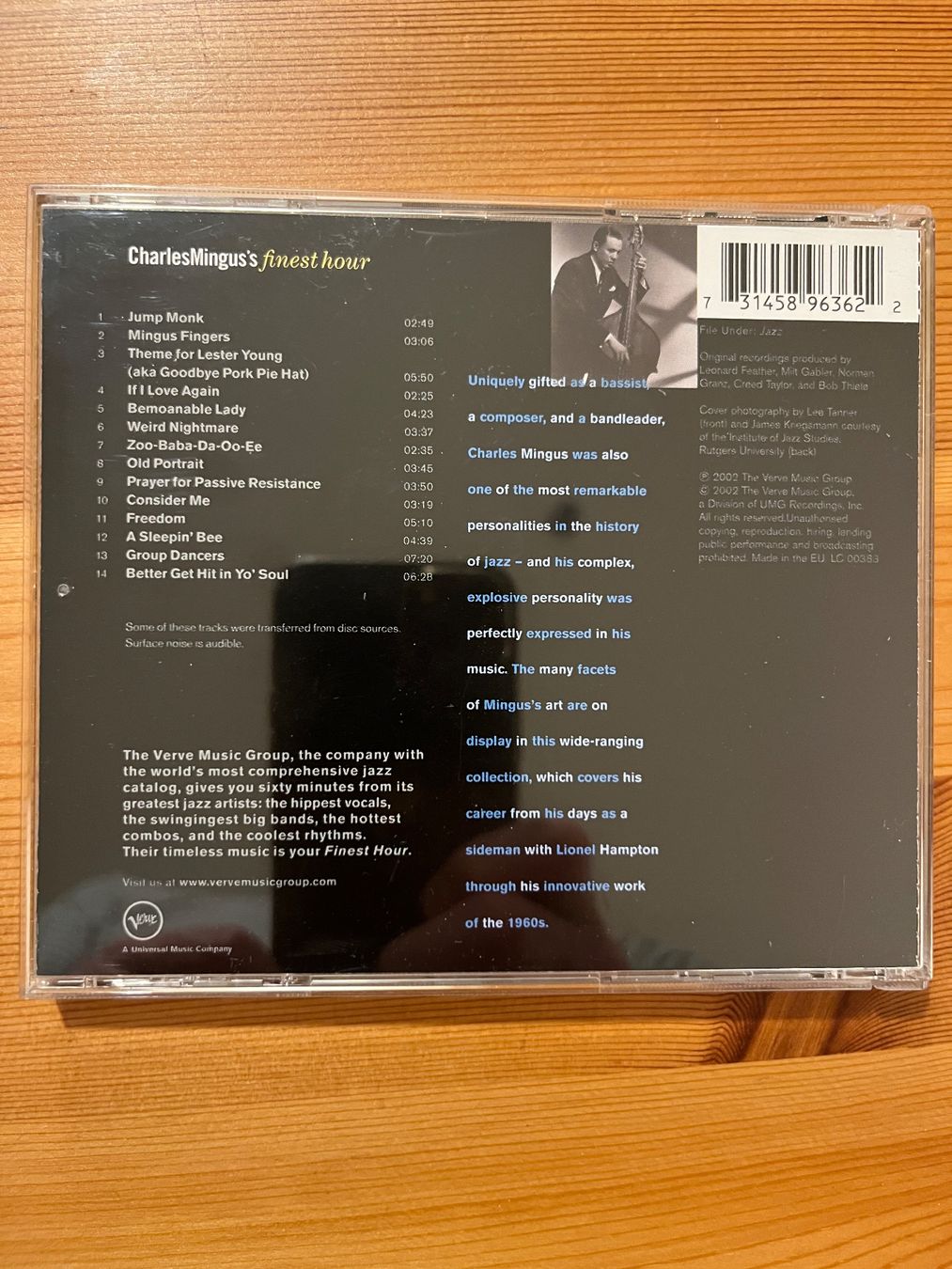 CD: Charles Mingus - Finest Hour – Usato da Lausanne venduto da sbar224 1