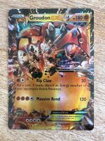Pokemon Sammelkarte Groudon EX 85/160 guter Zustand