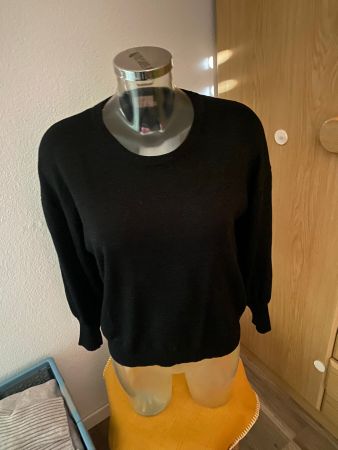 Kaffe leichter Pulli  schwarz Grösse M