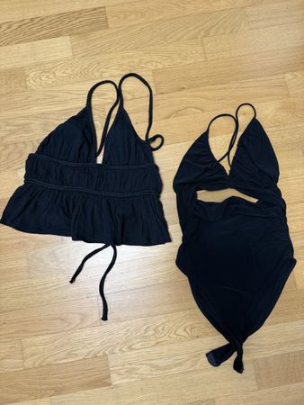 Sommer Tops Ausgang Schwarz Grösse M Zara