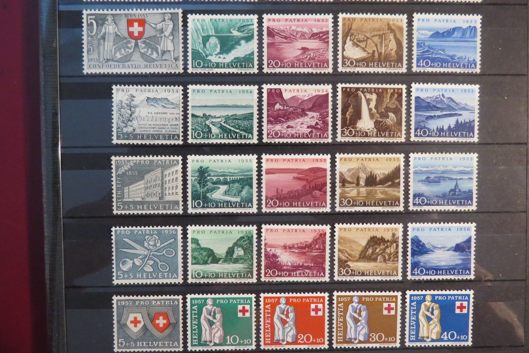 Tutti i francobolli: Sammlung Pro Patria 1938-1963 postfrisch ** kompett – Nuovo (secondo la descrizione) da Brunnen venduto da Kumari 7