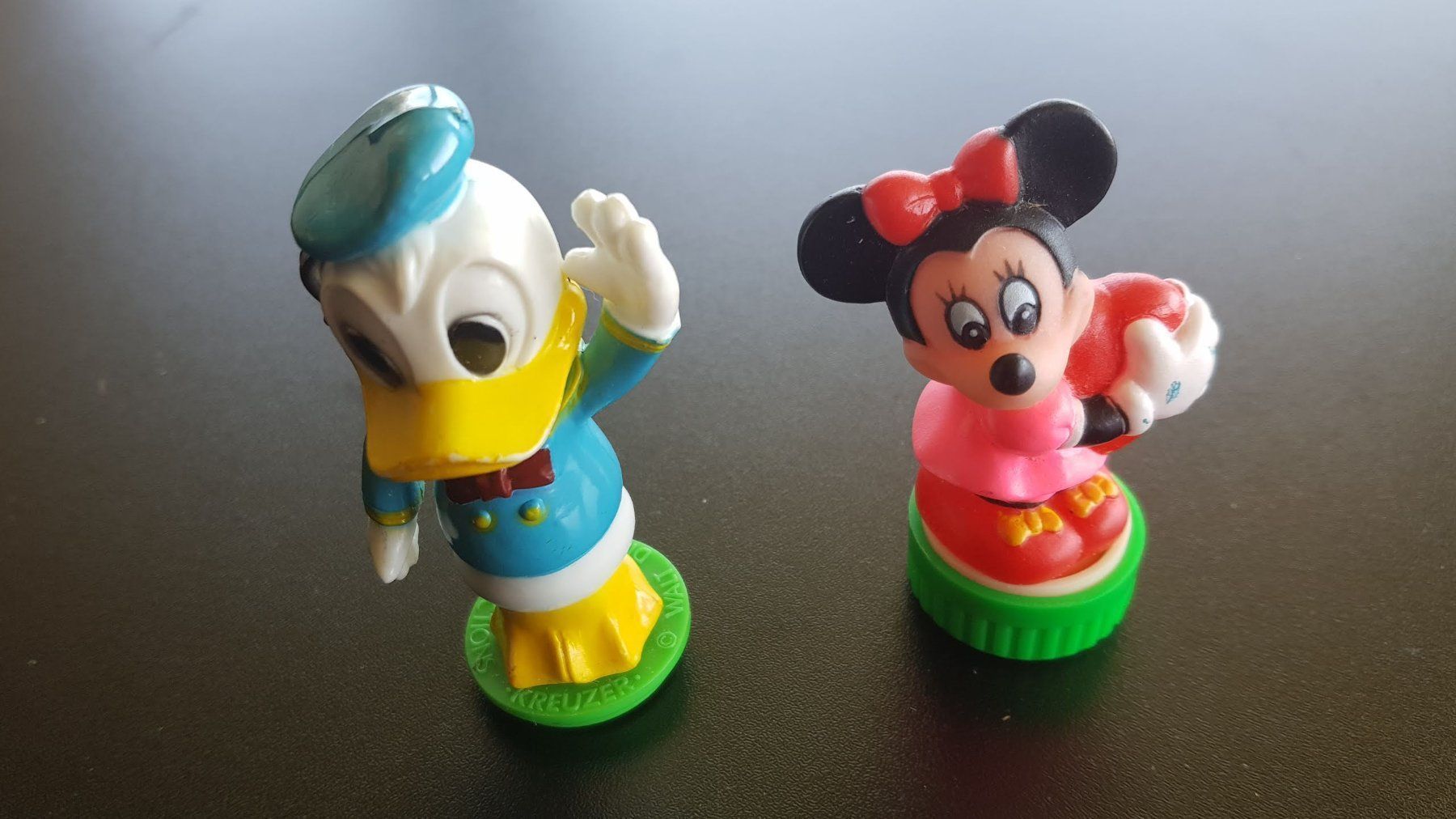 Disney Statuette: Donald Duck + Mini Maus - 2 Stempel 1980er – Usato da Mörschwil venduto da lindaswunderkiste 2