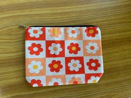 Necessaire Schminktasche Tasche Flowerpower Blumen 60er 70er
