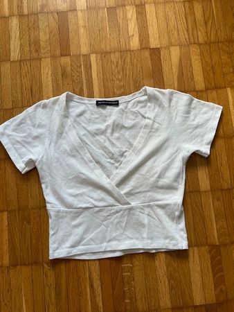 Brandy Melville T-Shirt, weiss,Grösse S