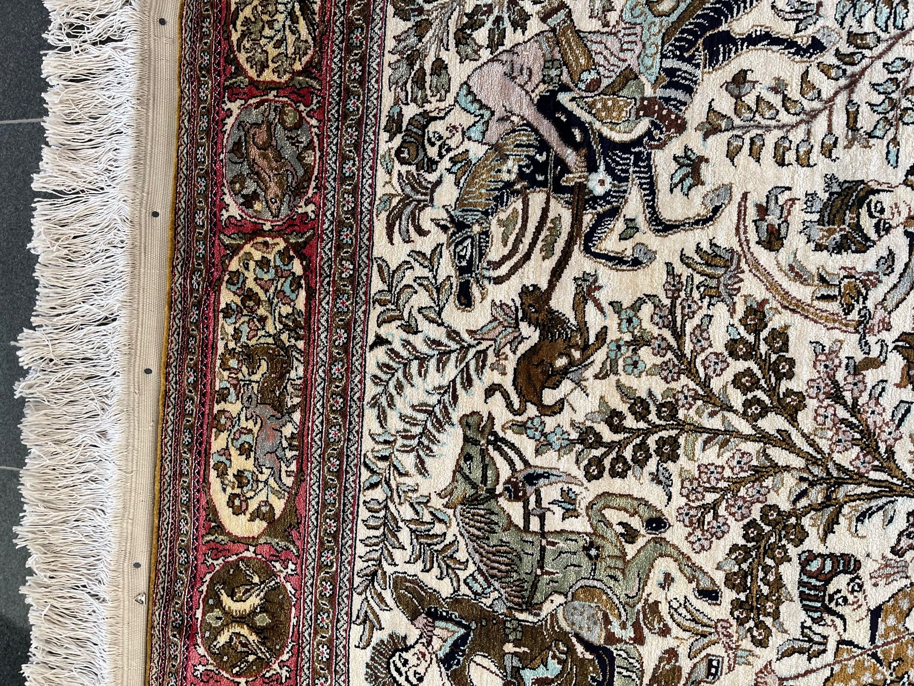 Tapis: Ghom Teppich Seide – D'occasion à Moosleerau par MiBan 2