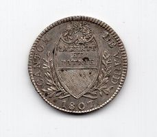 (1498) Waadt, 5 Batz 1807, top stgl