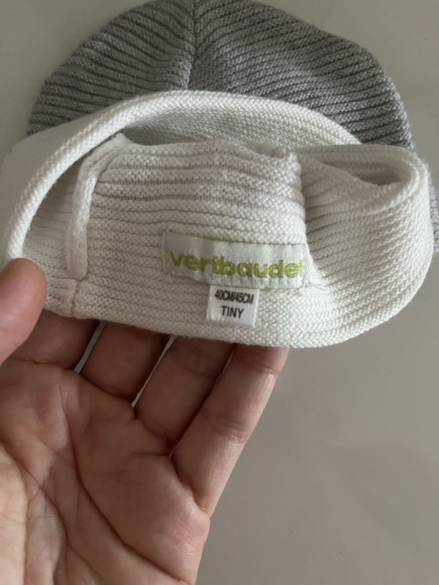 Lotti & Set di vestiti: Newborn Mützen Set Grau & Weiss, Neu – Nuovo (secondo la descrizione) da Hettlingen venduto da NorausWinti 1
