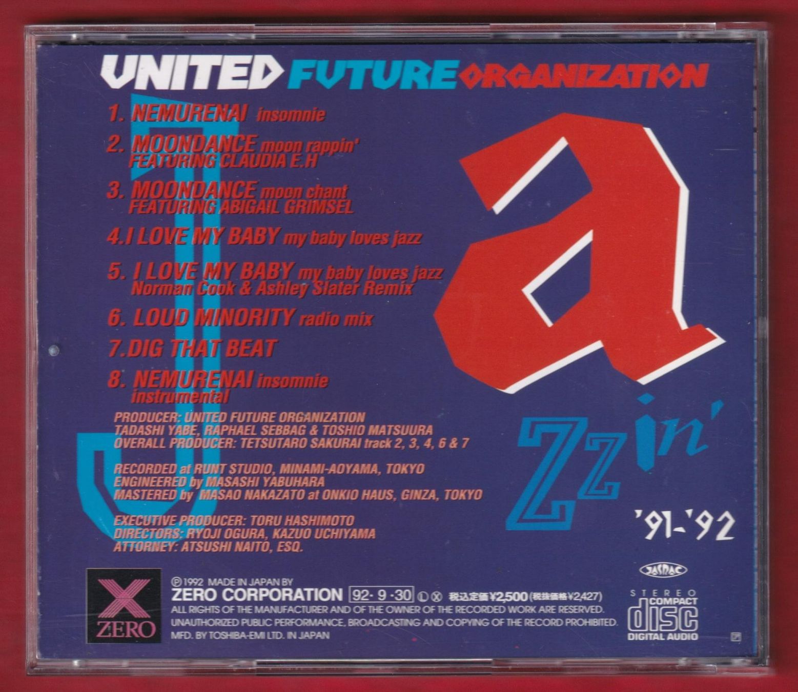 CD: United Future Organization - Jazzin' (CD) – Usato da Zürich venduto da Pfluftl2000 1