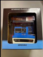 Polaroid Sun 600 LMS Refurbished Kamera blauer Gehäuseteil
