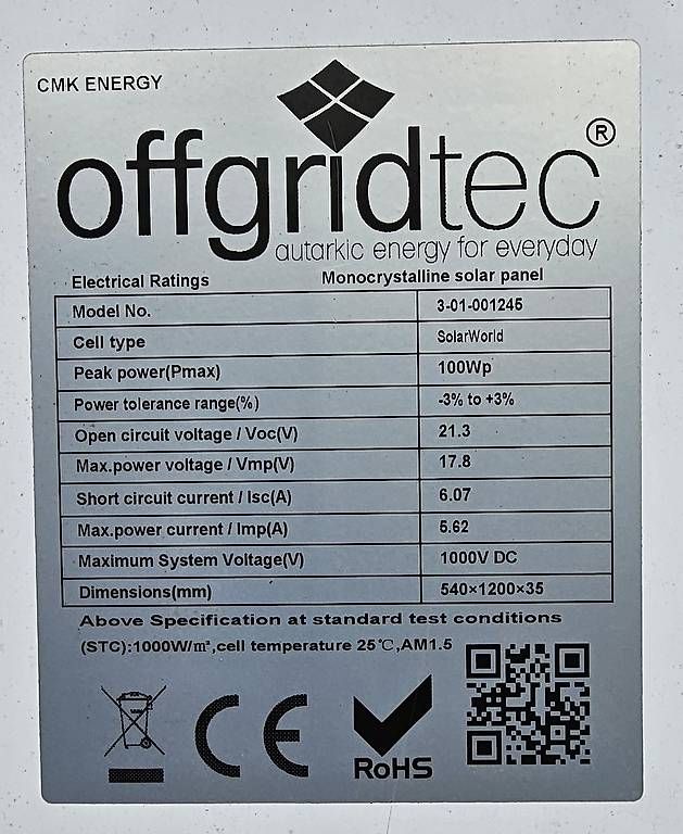 Dispositivi a energia solare: Zwei Offgridtec Solarpanels  – Usato da Conters venduto da Wildmaennli1 1