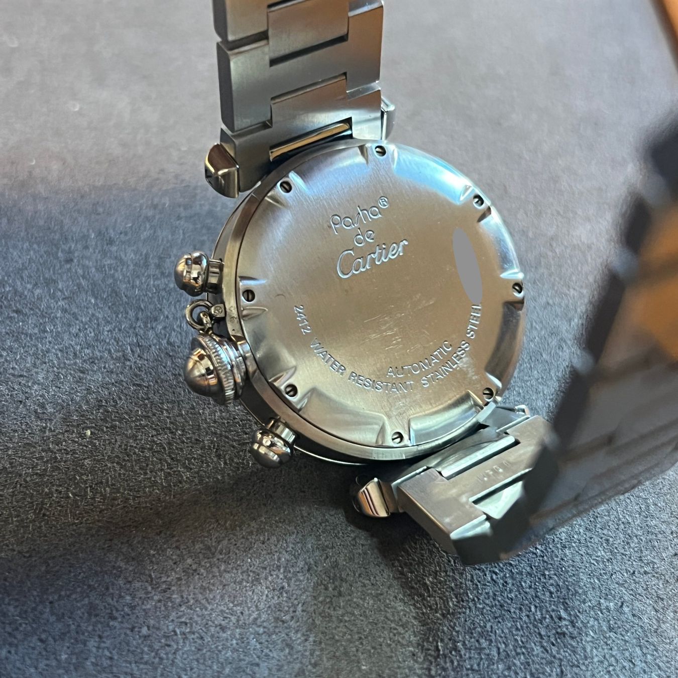 Cartier Orologi: FLASH SALE Pasha C Automatic Full Set W31039M7 – Usato da Carouge GE venduto da Watchaser 4