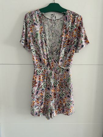 Jumpsuit kurz gemustert Grösse S Damen guter Zustand