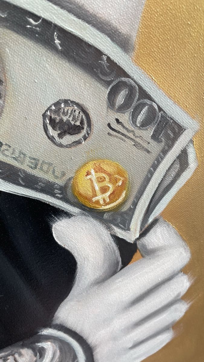 Dipinti: Dagobert mit Dollar und Bitcoin - Scrooge – Nuovo (secondo la descrizione) da Buchs SG venduto da ViccaArt 4