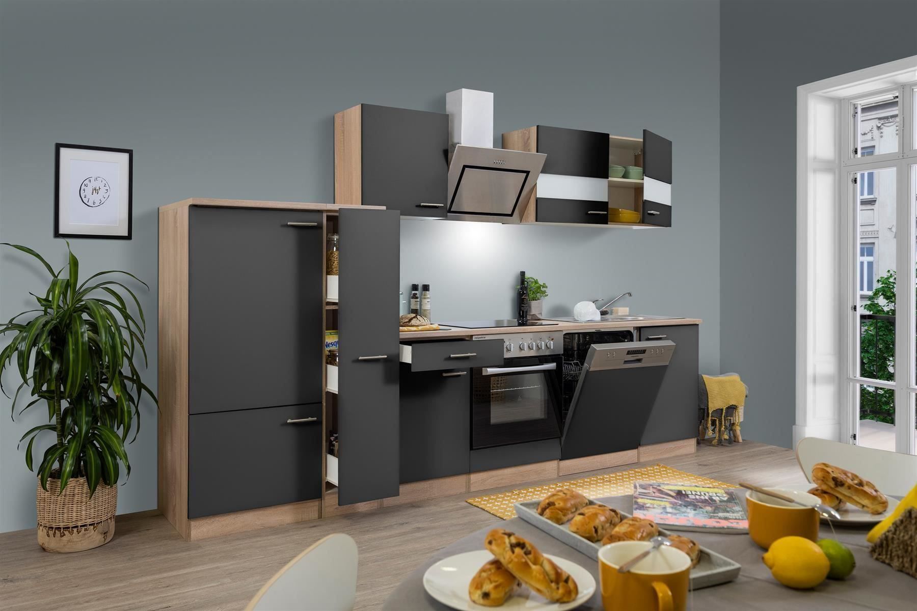 Cucine complete: 083 Küchenzeile Küchenblock 310cm E/G - Küche Einbauküche – Nuovo e nell'imballaggio originale da Wallenwil venduto da toesstalvertrieb 2