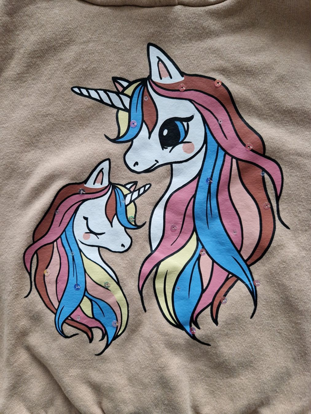 H&M Maglioni & Felpe: Pullover mit Kapuze grösse 98/104 Einhorn – Usato da Heimberg venduto da Eleanor20 1