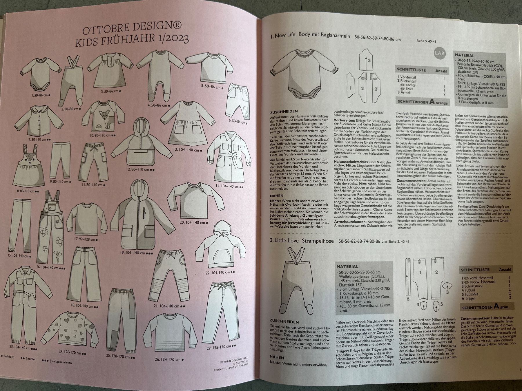 Zeitschriften & Magazine: Nähzeitschrift Ottobre 1/23 – Gebraucht aus Grüningen von lovinho 1