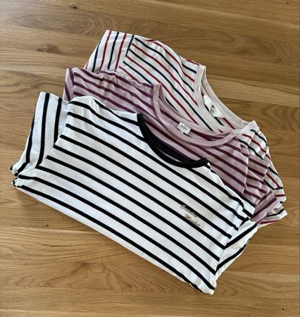 Mädchen Langarmshirt gestreift Grösse 170 top Zustand