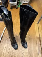 Lederstiefel NavyBoot High Heels, Gr. 38,