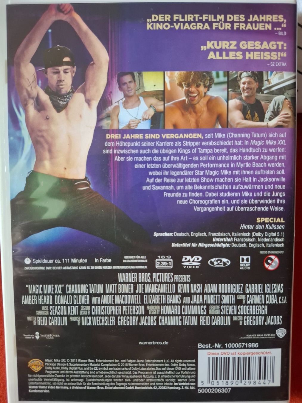Tutti i DVDs: DVD Magic Mike XXL mit Channing Tatum – Usato da Eiken venduto da Lashar 1