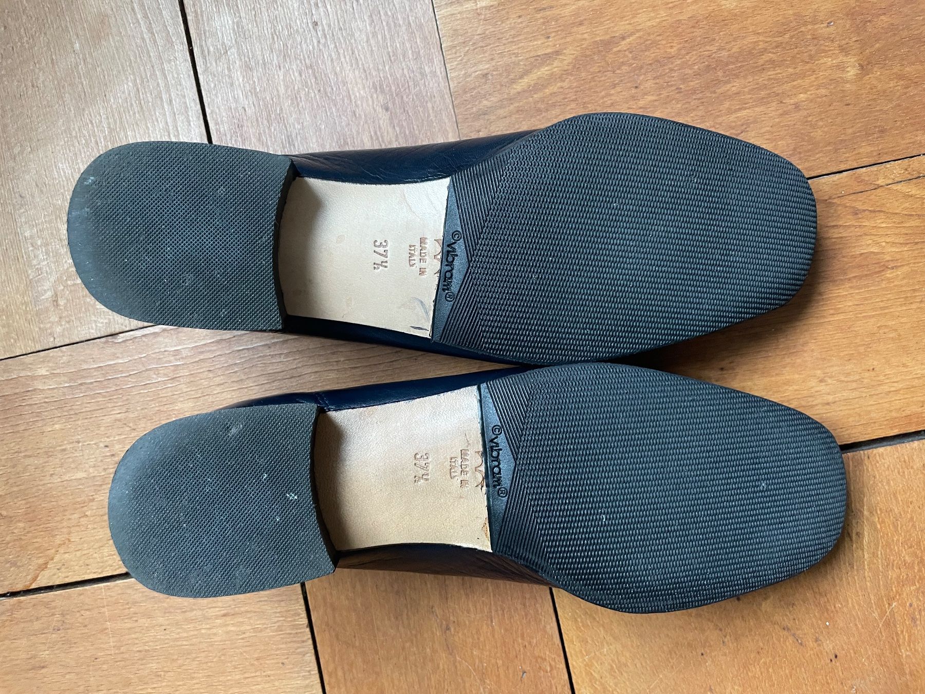 Damenschuhe: Bequeme Halbschuhe mitternachtsblaues Leder Grösse 37,5 – Gebraucht aus Bern von Velvetmoon 2