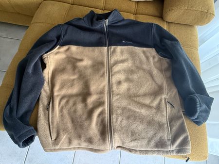 Columbia Fleecejacke braun/schwarz Grösse XXL 