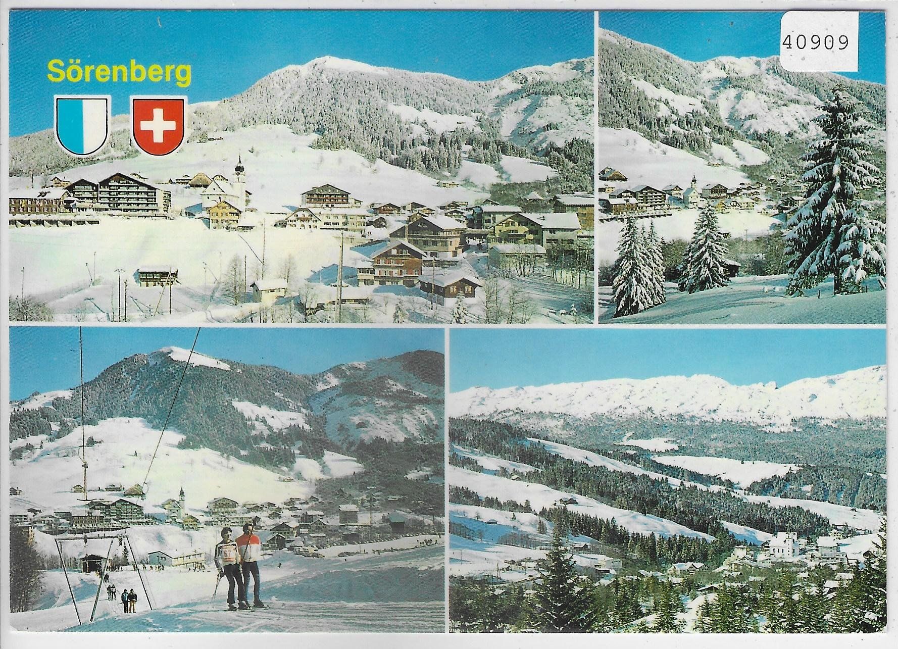 Ansichtskarten: Sörenberg - Skilift - Multiview – Gebraucht aus Ettingen von Kartenplanet