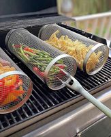 BBQ Gemüsekörbe(2er Set), Rollkörbe für Grill - Neu!